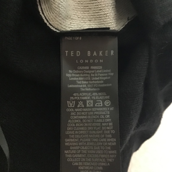 Ted Baker Izbelle Funnel Neck Branded Sweater - Picture 5 of 8